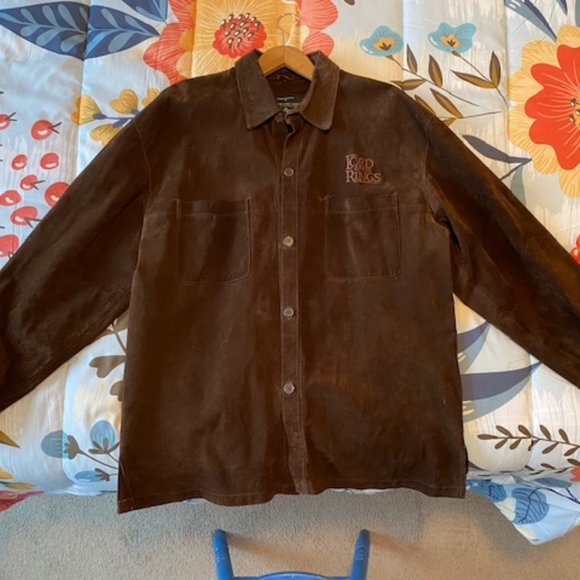 LORD OF THE RINGS NEW LINE CINEMA LEATHER JACKET SIZE LARGE BY MAC MURRAY - Picture 4 of 13